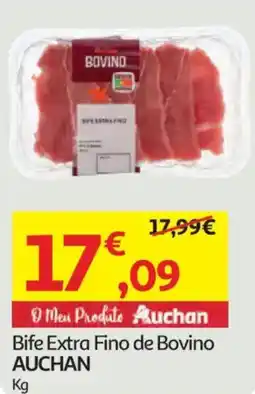 Auchan Bife Extra Fino de Bovino AUCHAN promoção