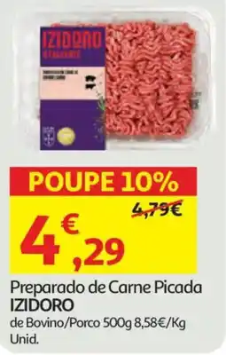Auchan Preparado de Carne Picada IZIDORO de Bovino/Porco promoção