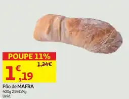 Auchan Pão de MAFRA promoção