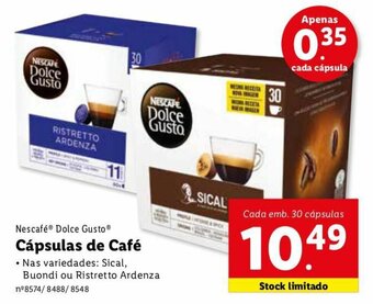Lidl Nescafé Dolce Gusto Cápsulas de Café 30 cápsulas promoção
