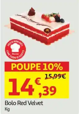 Auchan Bolo Red Velvet promoção