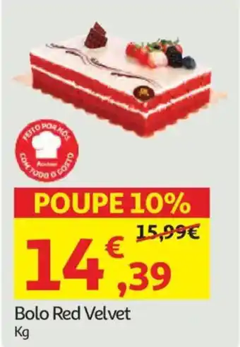 Auchan Bolo Red Velvet promoção