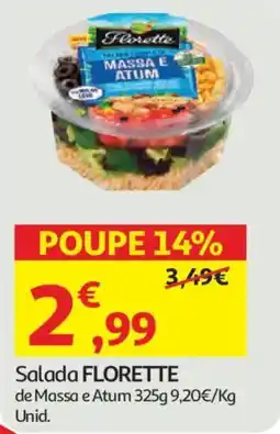 Auchan Salada FLORETTE de Massa e Atum promoção
