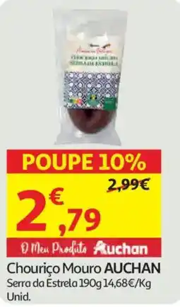 Auchan Chouriço Mouro AUCHAN Serra da Estrela promoção