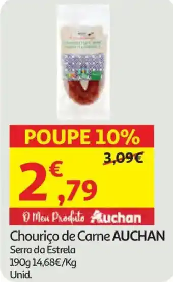 Auchan Chouriço de Carne AUCHAN promoção