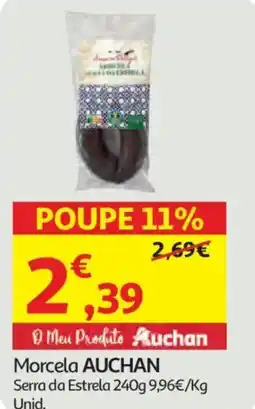 Auchan Morcela AUCHAN promoção