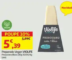 Auchan Preparado Vegan VIOLIFE Prosociano Bloco promoção