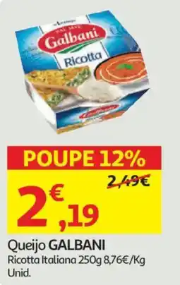 Auchan Queijo GALBANI promoção