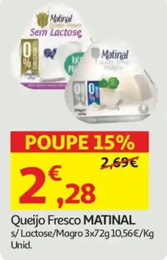 Auchan Queijo Fresco MATINAL promoção