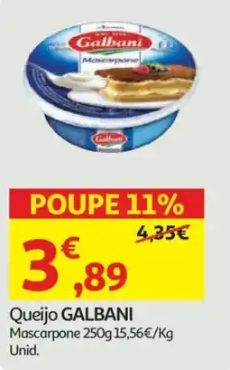 Auchan Queijo GALBANI Mascarpone promoção
