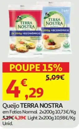 Auchan Queijo TERRA NOSTRA promoção