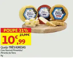 Auchan Queijo TRÊS IGREJAS promoção