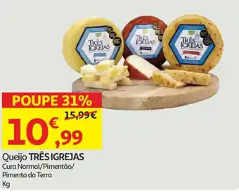 Auchan Queijo TRÊS IGREJAS promoção