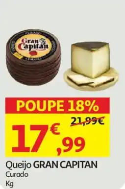 Auchan Queijo GRAN CAPITAN promoção