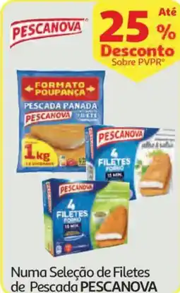 Auchan Numa Seleção de Filetes de Pescada PESCANOVA promoção
