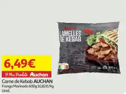 Auchan Carne de Kebab AUCHAN Frango Marinado promoção