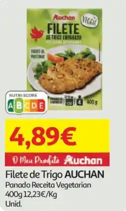 Auchan Filete de Trigo AUCHAN Panado Receita Vegetarian promoção