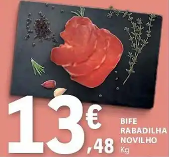 E.Leclerc Bife rabadilha novilho promoção