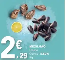 E.Leclerc Mexilhão fresco promoção