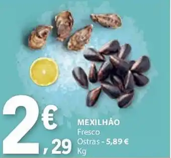 E.Leclerc Mexilhão fresco promoção