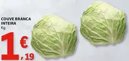 E.Leclerc Couve branca inteira promoção