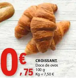 E.Leclerc Croissant Doce de ovos promoção