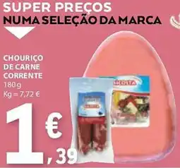E.Leclerc Chouriço de carne corrente promoção