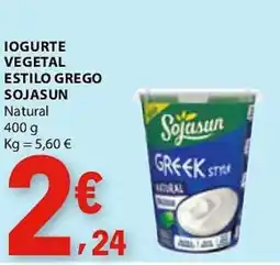 E.Leclerc Iogurte vegetal estilo grego sojasun promoção
