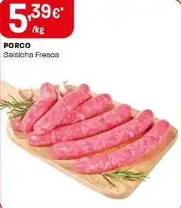 Intermarché Porco salsicha fresca promoção