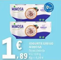 E.Leclerc Iogurte grego mimosa promoção