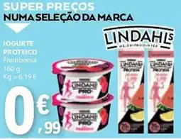E.Leclerc Iogurte proteico lindahls framboesa promoção
