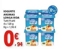 E.Leclerc Iogurte aromas longa vida promoção