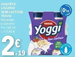 E.Leclerc Iogurte liquido sem lactose yoggi promoção