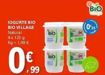 E.Leclerc Iogurte bio bio village natural promoção