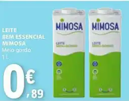 E.Leclerc Leite bem essencial mimosa promoção