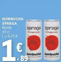 E.Leclerc Kombucha spraga Romā promoção