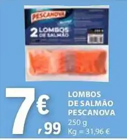 E.Leclerc Lombos de salmão pescanova promoção