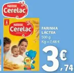 E.Leclerc Farinha láctea promoção