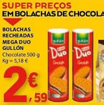 E.Leclerc Bolachas recheadas mega duo gullón promoção