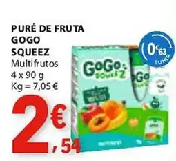 E.Leclerc Puré de fruta gogo squeez promoção