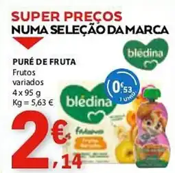 E.Leclerc Puré de fruta promoção
