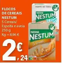 E.Leclerc Flocos de cereais nestum promoção