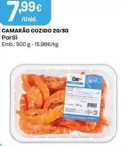 Intermarché Camarão cozido 20/30 porsi promoção