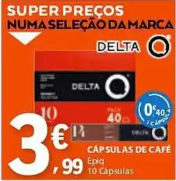 E.Leclerc Cápsulas de café promoção