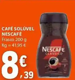 E.Leclerc Café solúvel nescafé frasco promoção