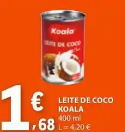 E.Leclerc Leite de coco koala promoção