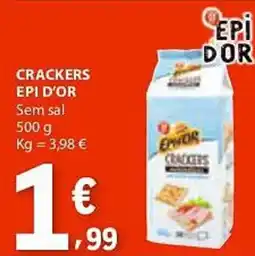 E.Leclerc Crackers epi d'or sem sal promoção