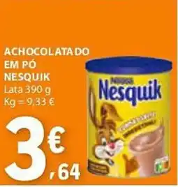 E.Leclerc Achocolata do em pó nesquik promoção
