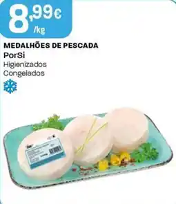 Intermarché Medalhões de pescada porsi higienizados congelados promoção