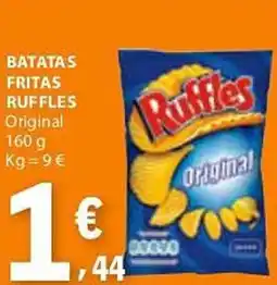 E.Leclerc Batatas fritas ruffles original promoção